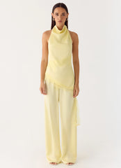 Deacon Low Rise Pants - Yellow