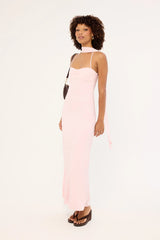 Perfect Stranger Luccia Scarf Maxi Dress Pink