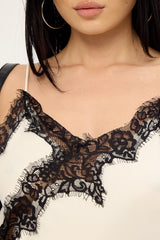 Lioness Emerging Midi Dress Porcelain