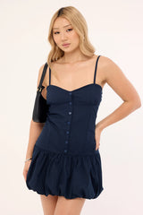 Motel Juun Dress Dark Navy