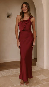 Greta Maxi Dress - Wine