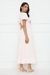 Peach Fizz Maxi Dress Pink