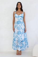 Sky Meet Sea Maxi Dress Blue