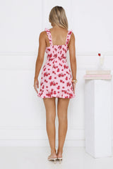 Stitch You Up Dress Pink