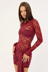 Lioness Midnight Mini Dress Garnet