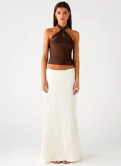 Amber Light Top - Chocolate