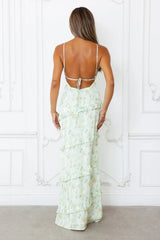 Sun Dance Maxi Dress Green