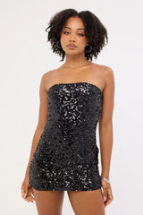 Lioness Eastside Mini Dress Noir