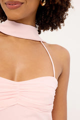 Perfect Stranger Luccia Scarf Maxi Dress Pink