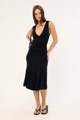 Motel Laluma Midi Dress Black