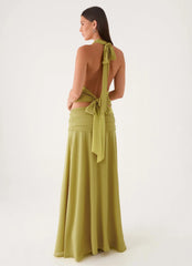 Willowmena Maxi Skirt - Lime