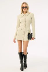 Lioness Cheri Mini Dress Matcha