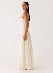 Slowing Tide Maxi Dress - Ivory
