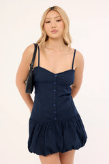 Motel Juun Dress Dark Navy