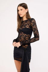 Lioness Midnight Mini Dress Onyx