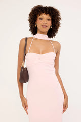 Perfect Stranger Luccia Scarf Maxi Dress Pink