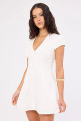 Perfect Stranger Arielle Mini Dress White