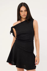 Perfect Stranger Trove Mini Dress Black