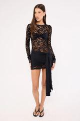 Lioness Midnight Mini Dress Onyx