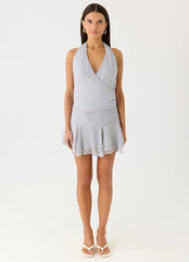 Mura Mini Dress - Misty Blue