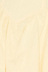 On Some Nights Strapless Mini Dress Yellow