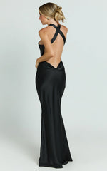 Runaway The Label - Chara Maxi Dress - In Black