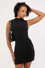 Neovision Back Off Mini Dress Black