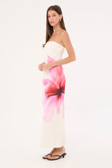 Perfect Stranger Enara Bloom Maxi Dress White