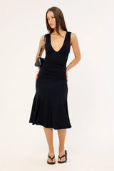 Motel Laluma Midi Dress Black