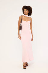 Perfect Stranger Luccia Scarf Maxi Dress Pink