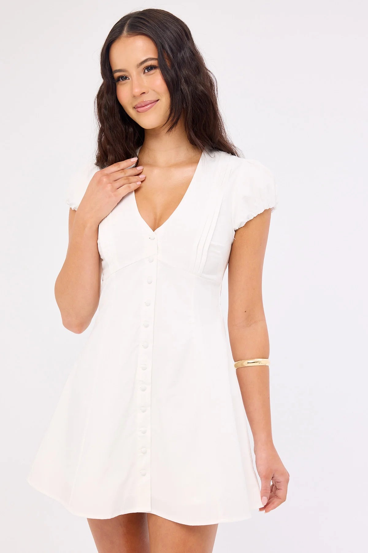 Perfect Stranger Arielle Mini Dress White