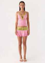 Aminata Mini Skirt - Baby Pink