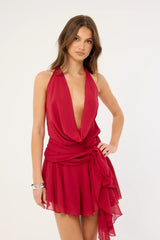 Jgr & Stn Maria Mini Dress Red