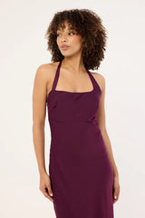 Perfect Stranger Hazel Maxi Dress Plum
