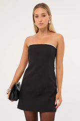 Perfect Stranger Perri Lace Strapless Dress Black