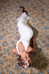 Luck & Trouble Thessia Twist Maxi Dress White