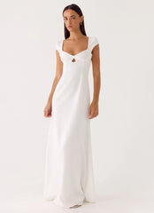 Never Really Over Maxi Dress - White