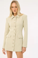 Lioness Cheri Mini Dress Matcha