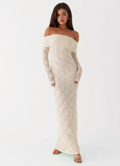 Yours Always Lace Maxi Dress - Ivory