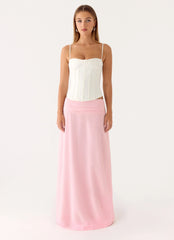 Natalya Maxi Skirt - Pink
